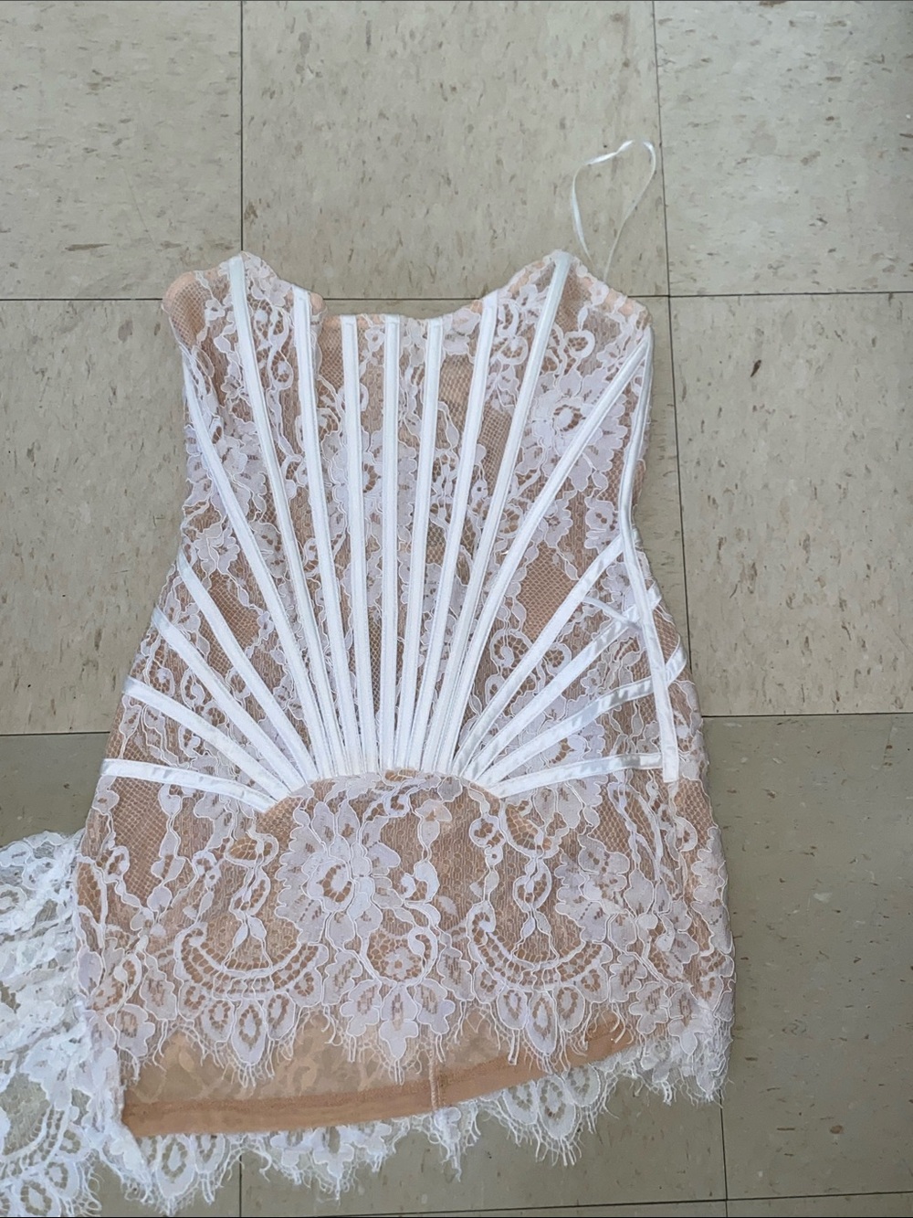HEIRESS BEVERLY HILLS CORSET MINI DRESS SMALL STRAPLESS